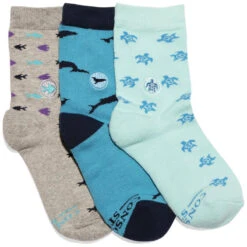 Kids Socks That Protect Oceans Gift Box 3pk