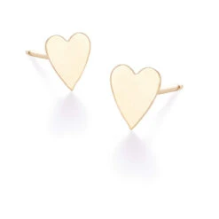 Heart Stud Earrings