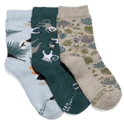 Kids Socks That Protect Rainforests Gift Box 3pk