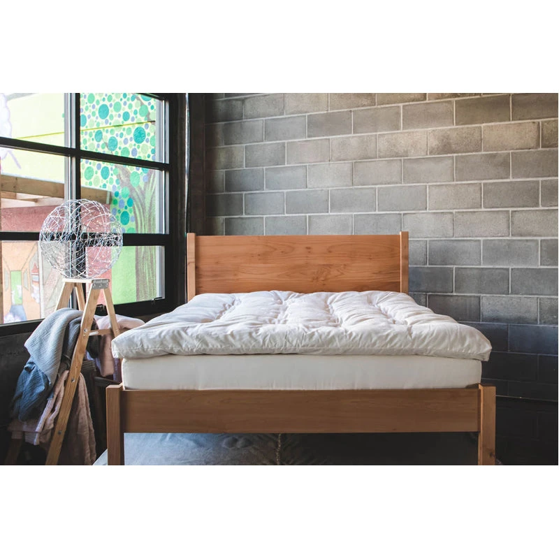 Quilted Wool Mattress Topper - Image 3