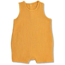 Organic Cotton Sleeveless Baby Coverall