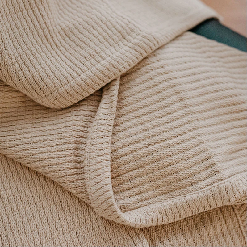 Sea Pines Organic Cotton Throw Blanket - Image 3