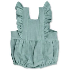Organic Cotton Flutter Sleeve Baby Romper