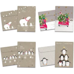 Whimsical Holiday Cards 16pk