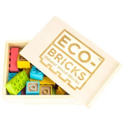Eco-bricks Color Plus Wooden Toy Blocks
