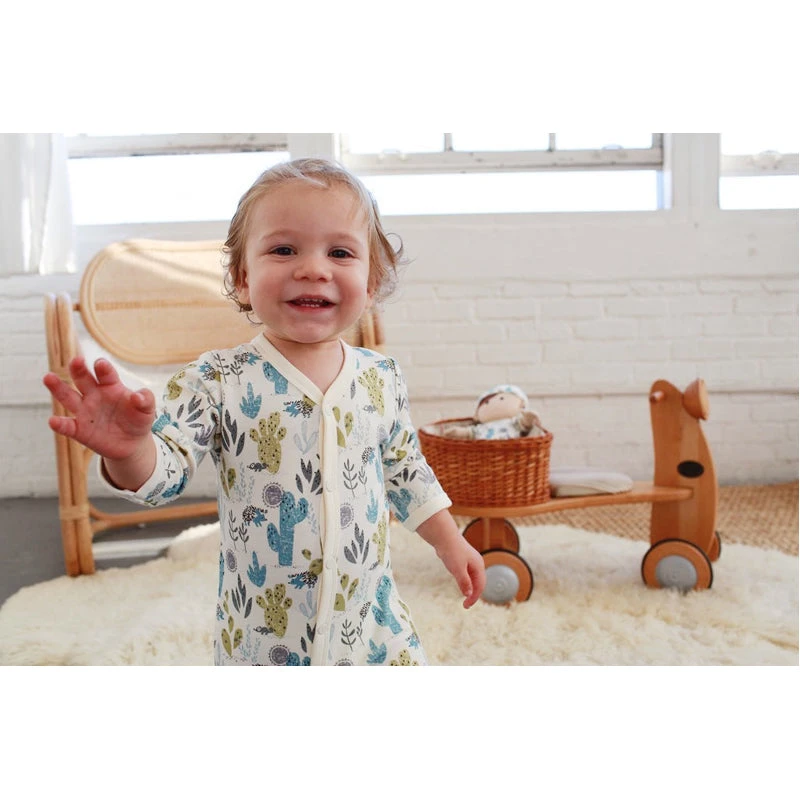 Desert Moonrise Long Sleeve Baby Footie - Image 2