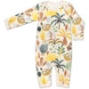 Sloth Print Baby Coverall