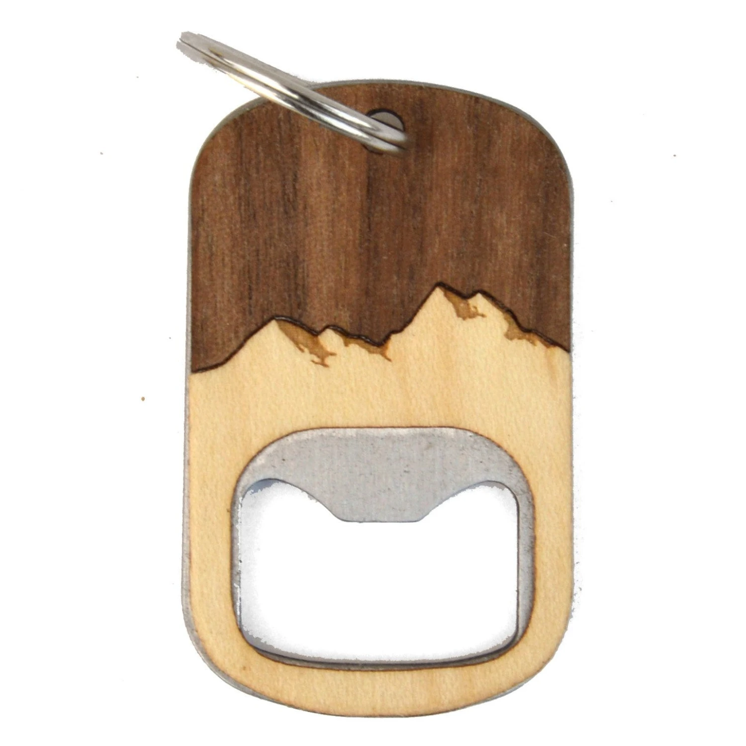 Handcrafted Wooden Key Chain Bottle Opener