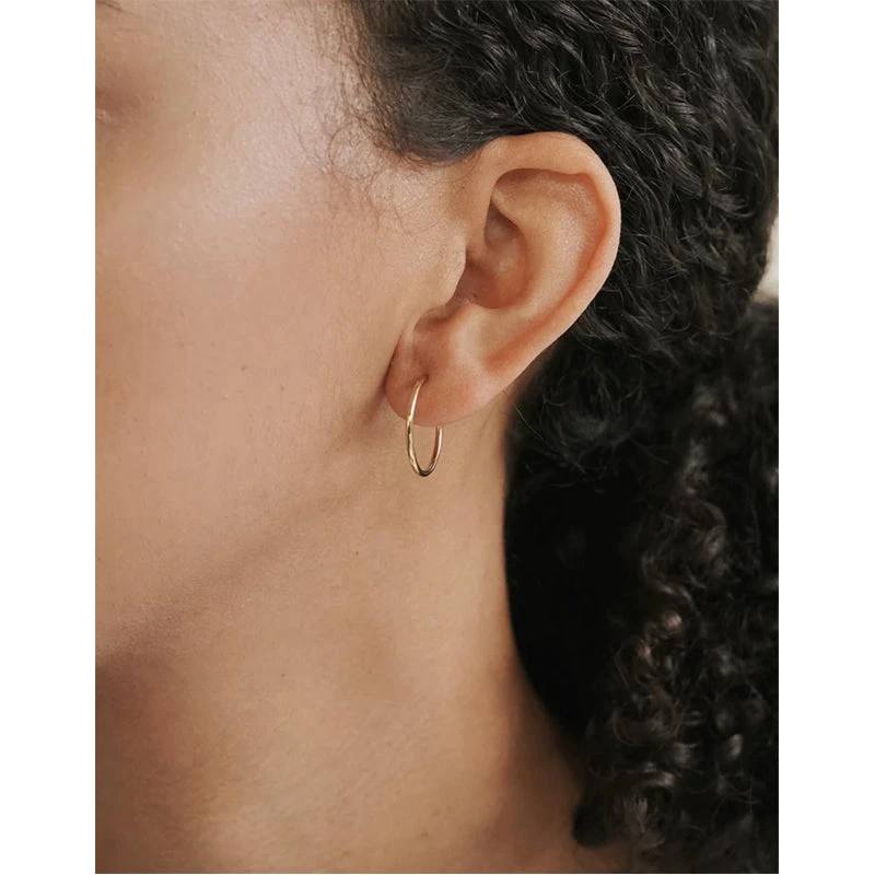 Small Hoop Earrings - Image 2