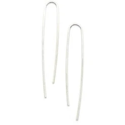 Uneven U Drop Earrings