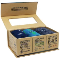 Socks That Protect Animals Gift Box 3 Pack