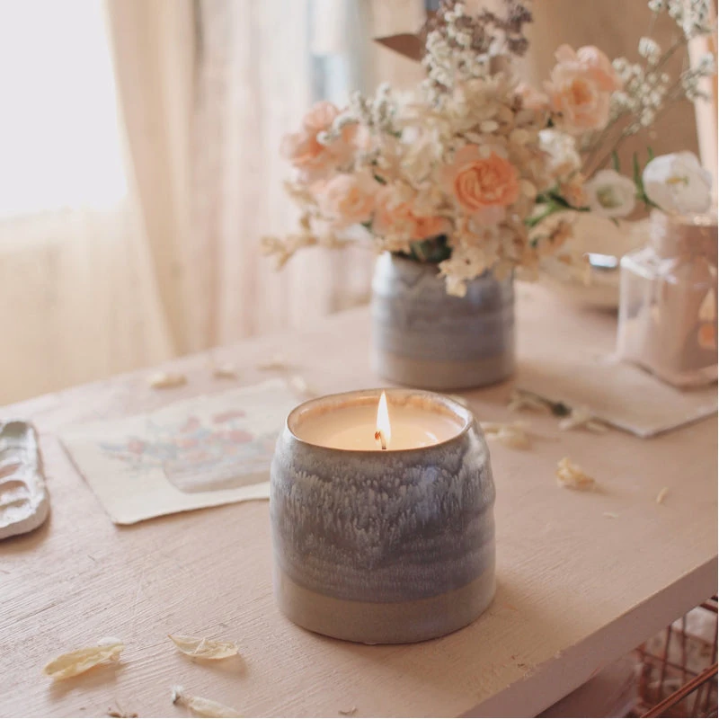 Greta Vegan Soy Candle + Planter - Image 3
