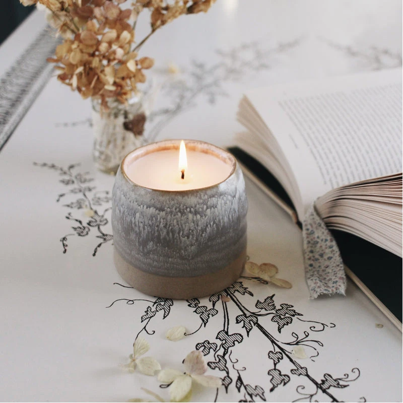 Greta Vegan Soy Candle + Planter - Image 2