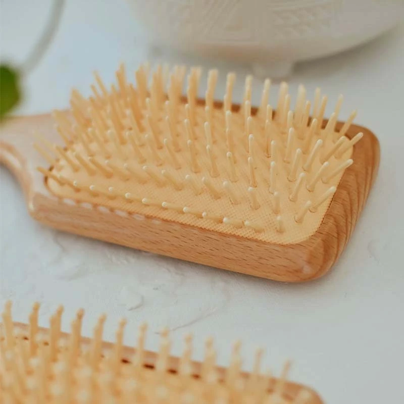 Handcrafted Beechwood Hair Brush - Image 2