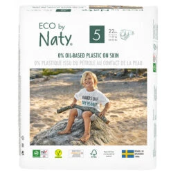 Biobased Size 5 Diapers (25 - 55 Lbs)