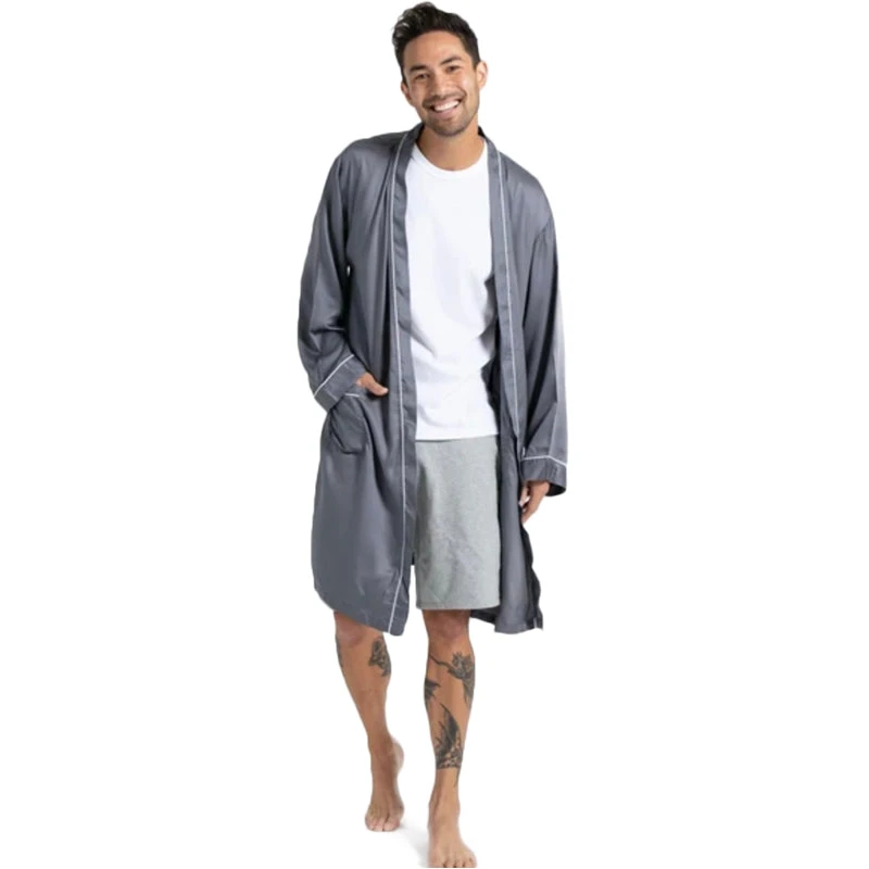 Men's Bamboo Sateen Robe - Image 4
