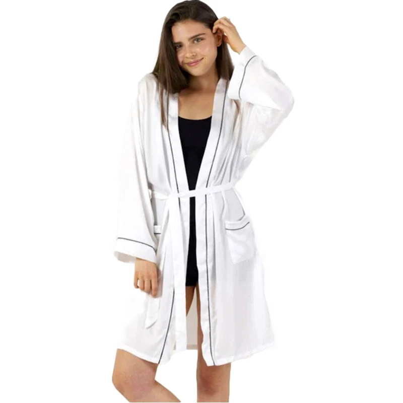 Women's Bamboo Sateen Robe - Image 5