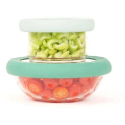 Food Huggers Green Bowl Lids