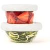 Food Huggers White Bowl Lids