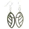 Leaf Blossom Wooden Earrings