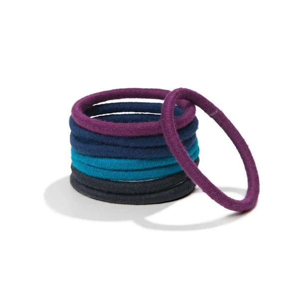 Dark Hues Organic Round Hair Ties