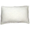 Stonewashed Linen Lumbar Decorative Pillow Cover - Natural And Ivory
