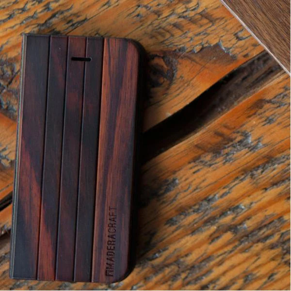 Wraparound Walnut Wood IPhone Case - Image 5
