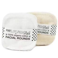 Organic Reusable Facial Rounds - 20 Pk