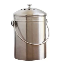 Stainless Steel Compost Bin - 1.3 Gallon