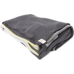 Gray Divide Throw Blanket