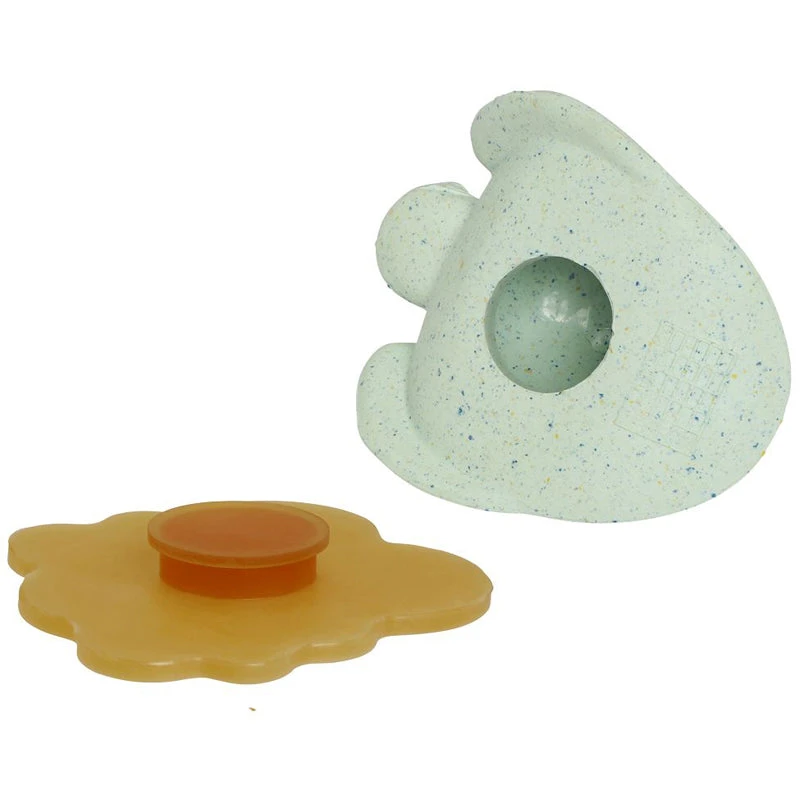 Hevea Natural Rubber Duck And Frog Bath Toy Gift Set - Image 4