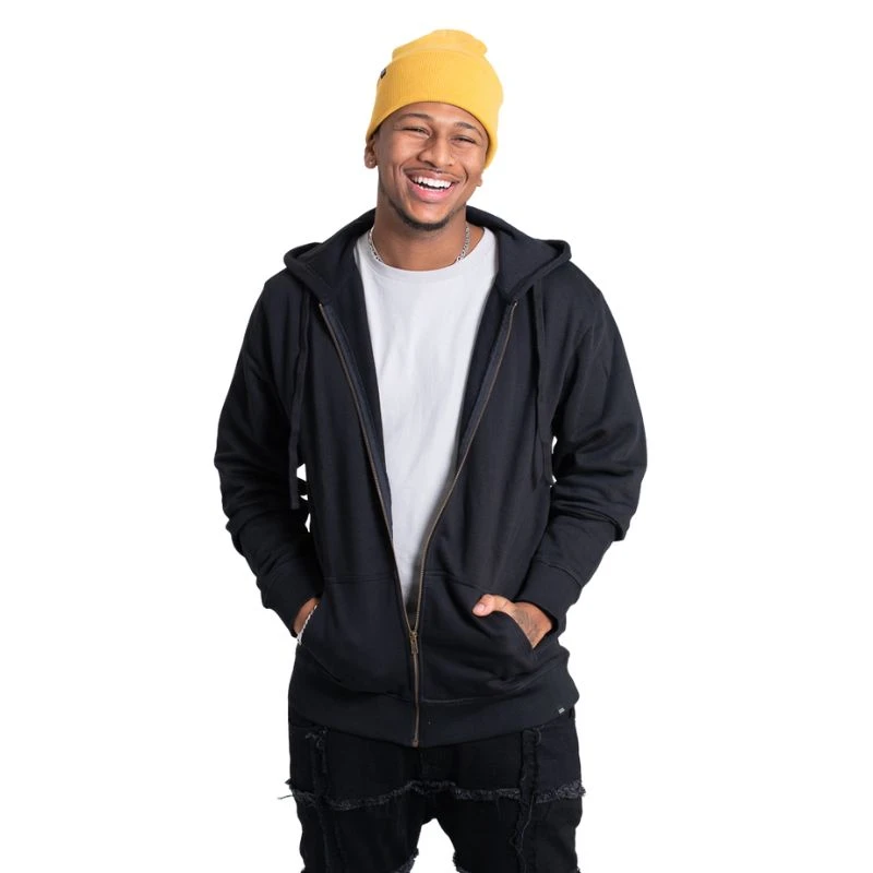 Genderless ROC Cotton Zip-Up Hoodies - Image 3