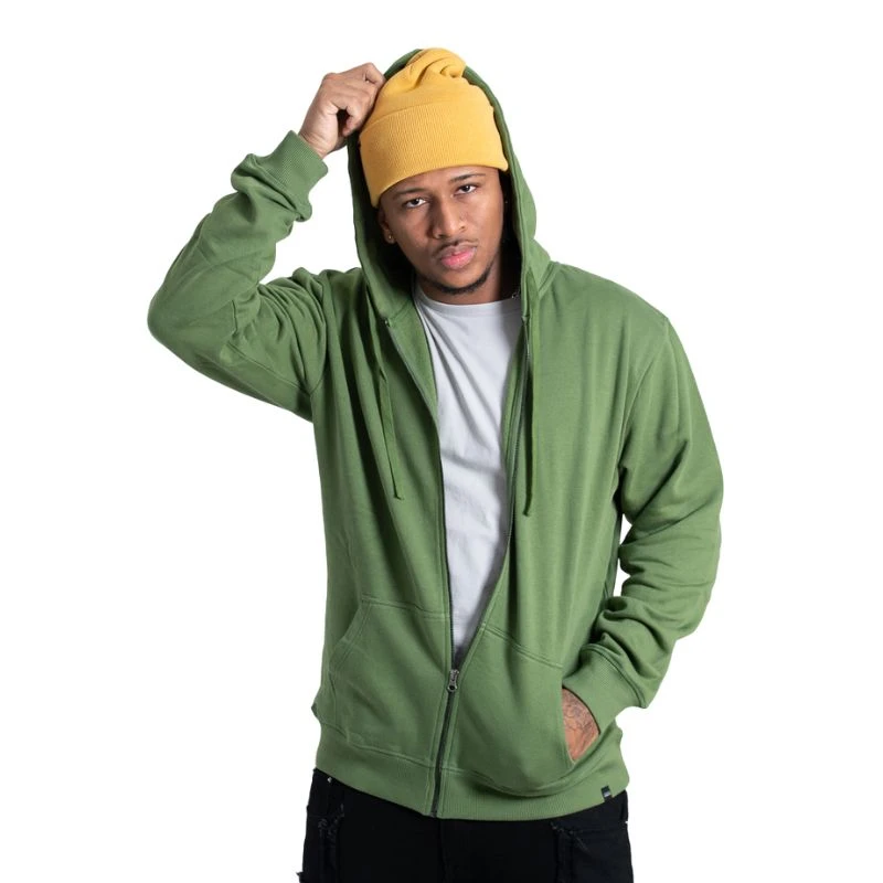 Genderless ROC Cotton Zip-Up Hoodies - Image 4