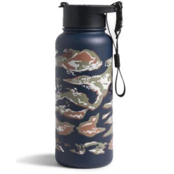 United By Blue Lakeside Camo Stainless Steel Bottle 32oz