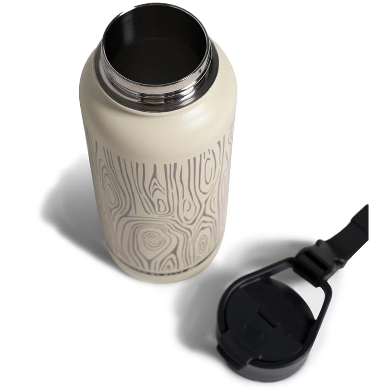 United By Blue Woodgrain Stainless Steel Bottle 32oz - Image 3