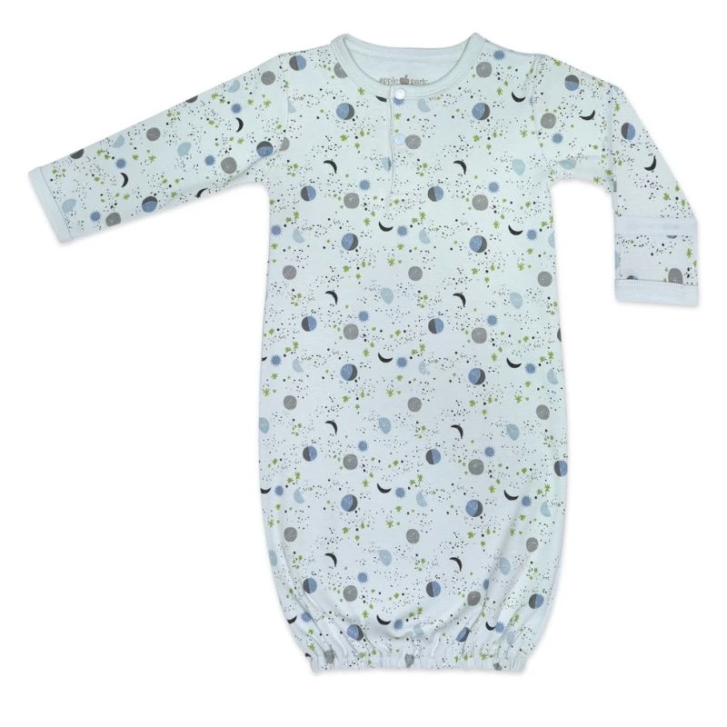 Moon And Stars Organic Cotton Sleep Gown
