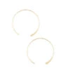 Gold Luna Medium Hoops