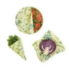 Reusable Vegan Wraps Assorted Sizes (3 Pk)