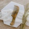 Sandalwood Wide Tooth Comb - Zero Waste Comb, 100% Wood, Plastic Free