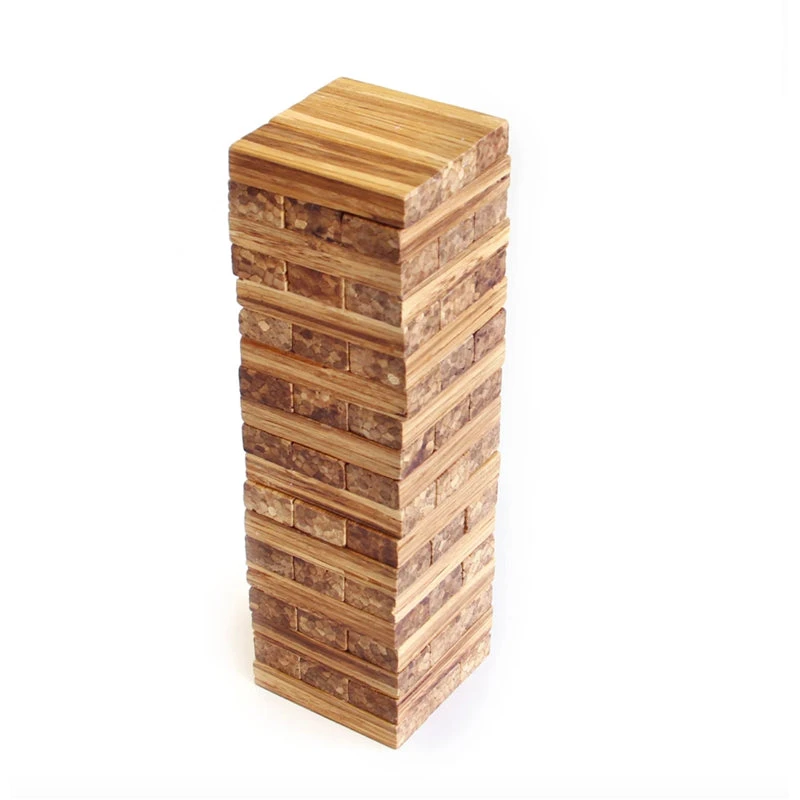 Recycled Bamboo Chopsticks Building Blocks Game - Image 2