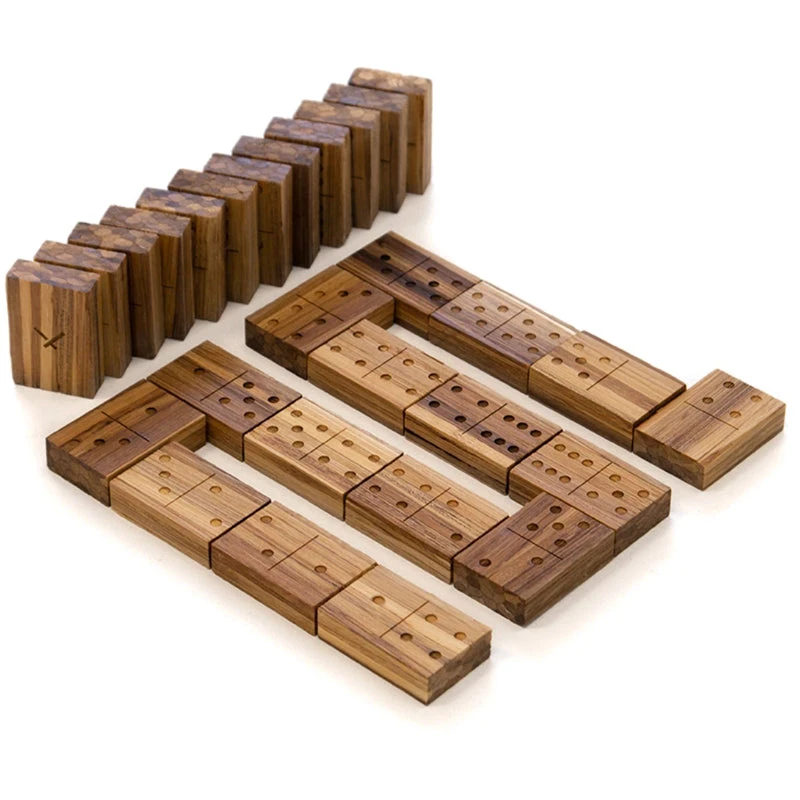 Recycled Bamboo Chopsticks Dominoes Game