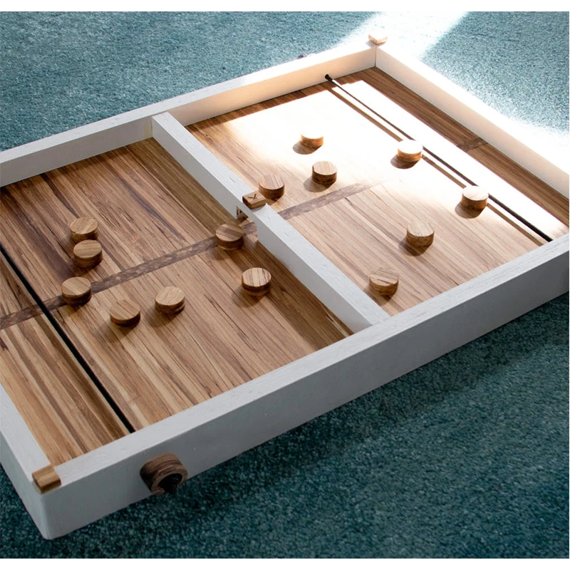 Recycled Bamboo Chopsticks Finger Hockey Game And Serving Board - Image 3