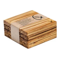 Recycled Bamboo Chopsticks Coaster Set (4pk)