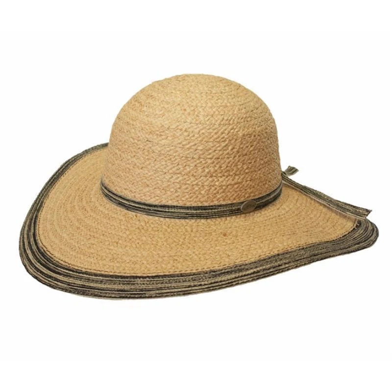 Lake May Wide Brimmed Raffia Sun Hat - Image 3