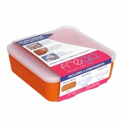 4 Cup Glass Food Storage - Orange