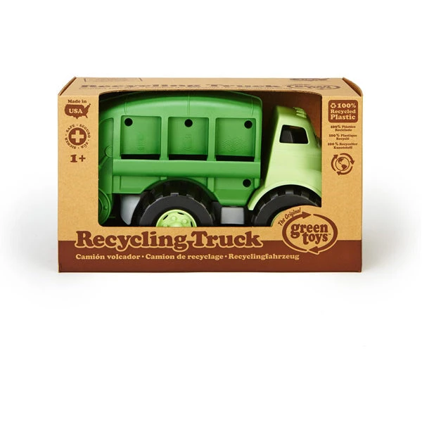Green Toys Green Recycling Truck Toy - Image 3