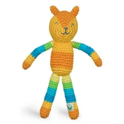 Green Sprouts Animal Friend Organic Baby Rattle