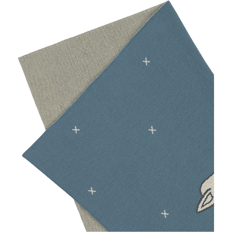 LÄSSIG Glama Llama Organic Cotton Knitted Baby Blanket - Image 2