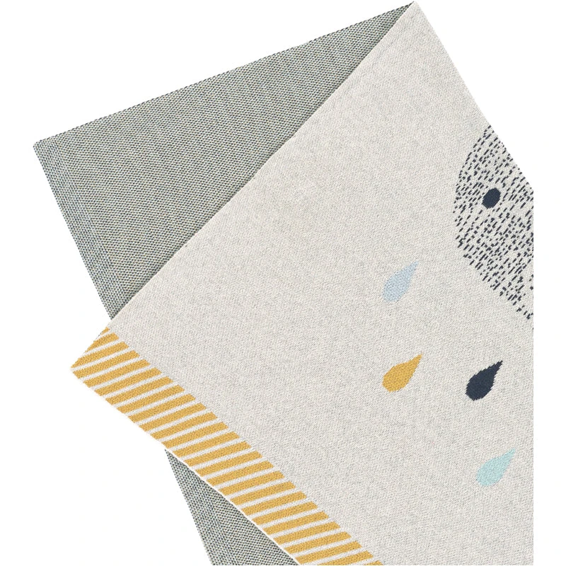 LÄSSIG Little Water Organic Cotton Knitted Baby Blanket - Image 2
