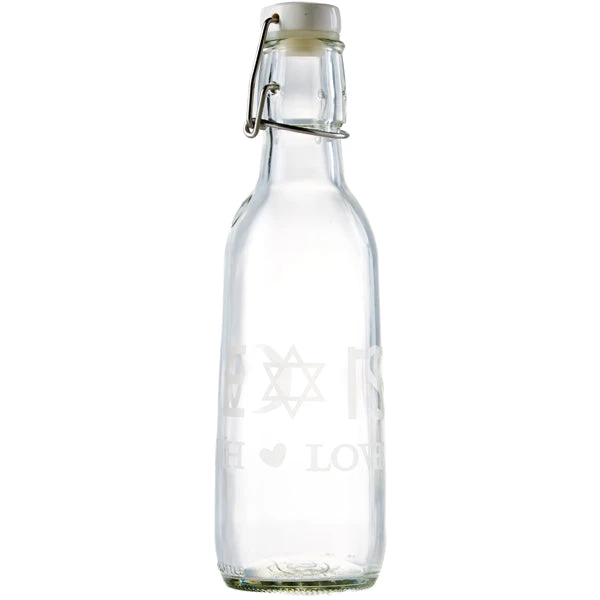 Etched Glass Water Bottle - Image 5